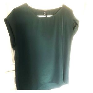 Green lose blouse!